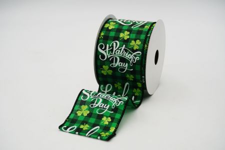 St. Patricks Day Shamrock Ribbon_KF6877GC-3-53_Green
